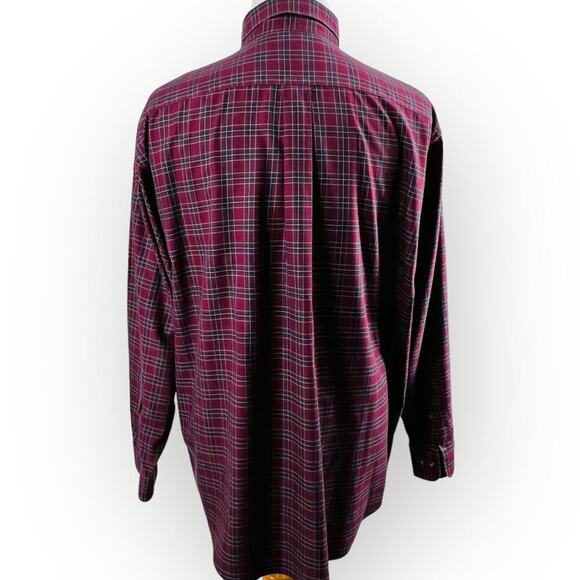 Brooks Brothers Button Down Shirt Red Plaid Classic Preppy Heritage XL - Picture 4 of 11